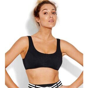 NWOT Seafolly 6 USA Tank Bikini Top Scoop Neck Black 117885